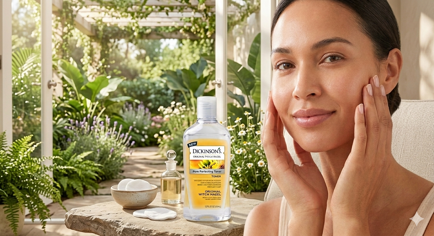 Dickinson's Witch Hazel Toner: Pore Perfecting for Radiant Skin