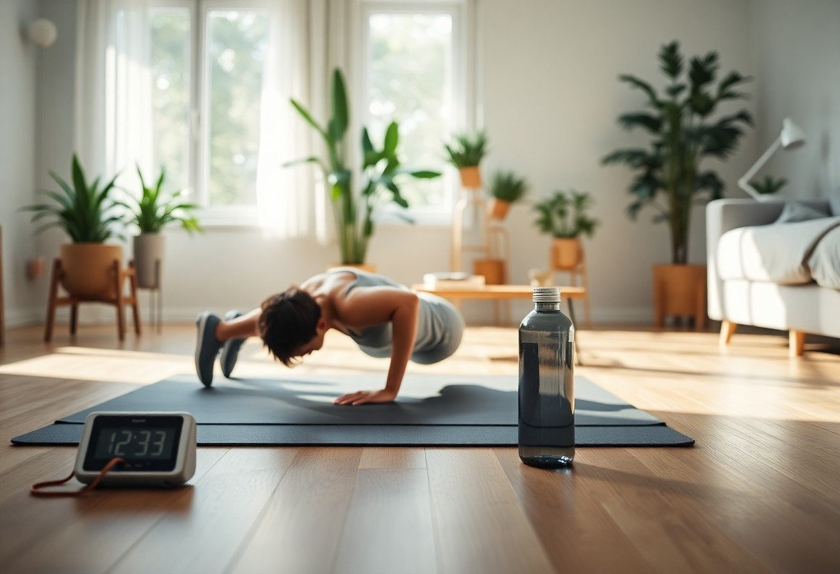 20-Minute Bodyweight Home Workout for People with No Equipment