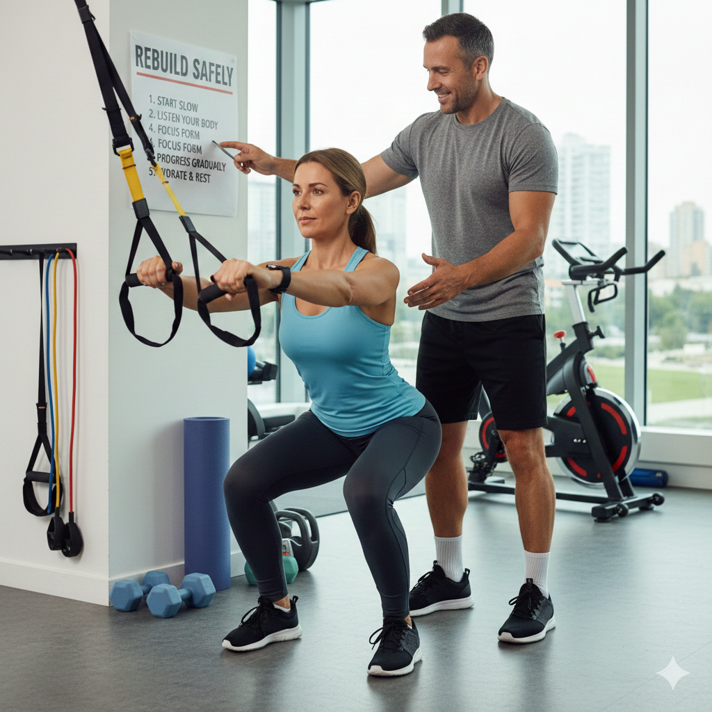 Return to Gym After Long Break – How to Rebuild Safely