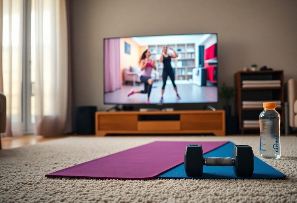 Streaming Fitness Classes at Home