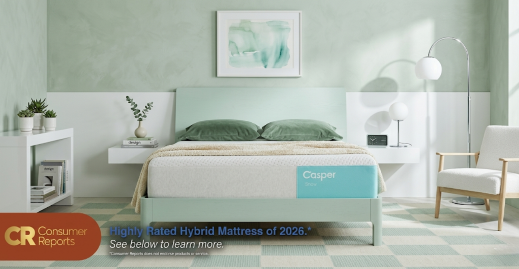 Casper Snow Hybrid – Best for Couples & Motion Isolation