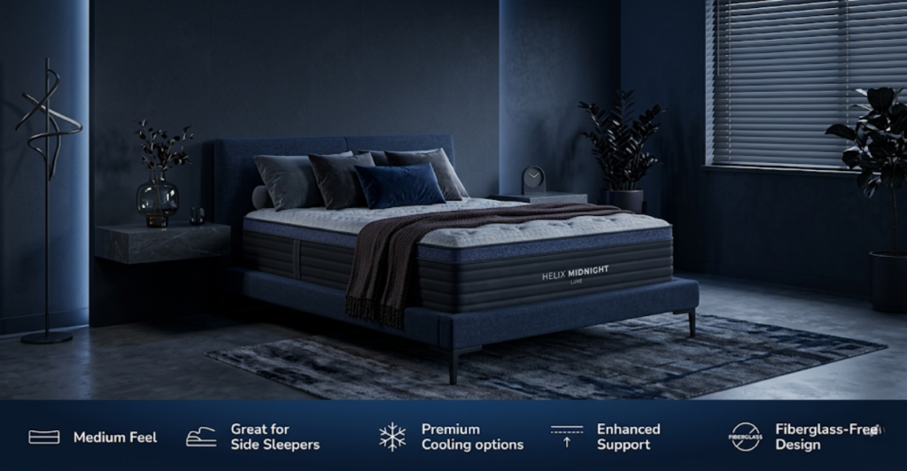 Helix Midnight Luxe – Best for Side Sleepers