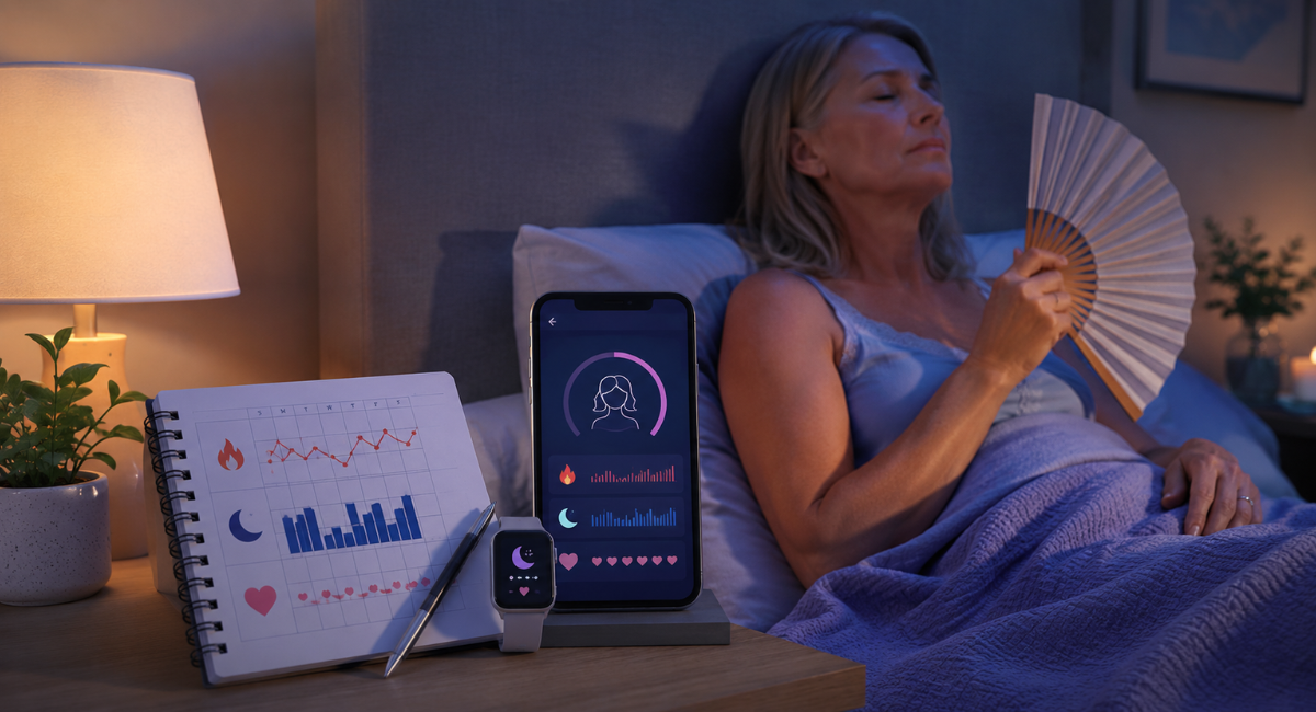 How to Track Hot Flashes and Sleep Patterns (Free Tracker + Tips)